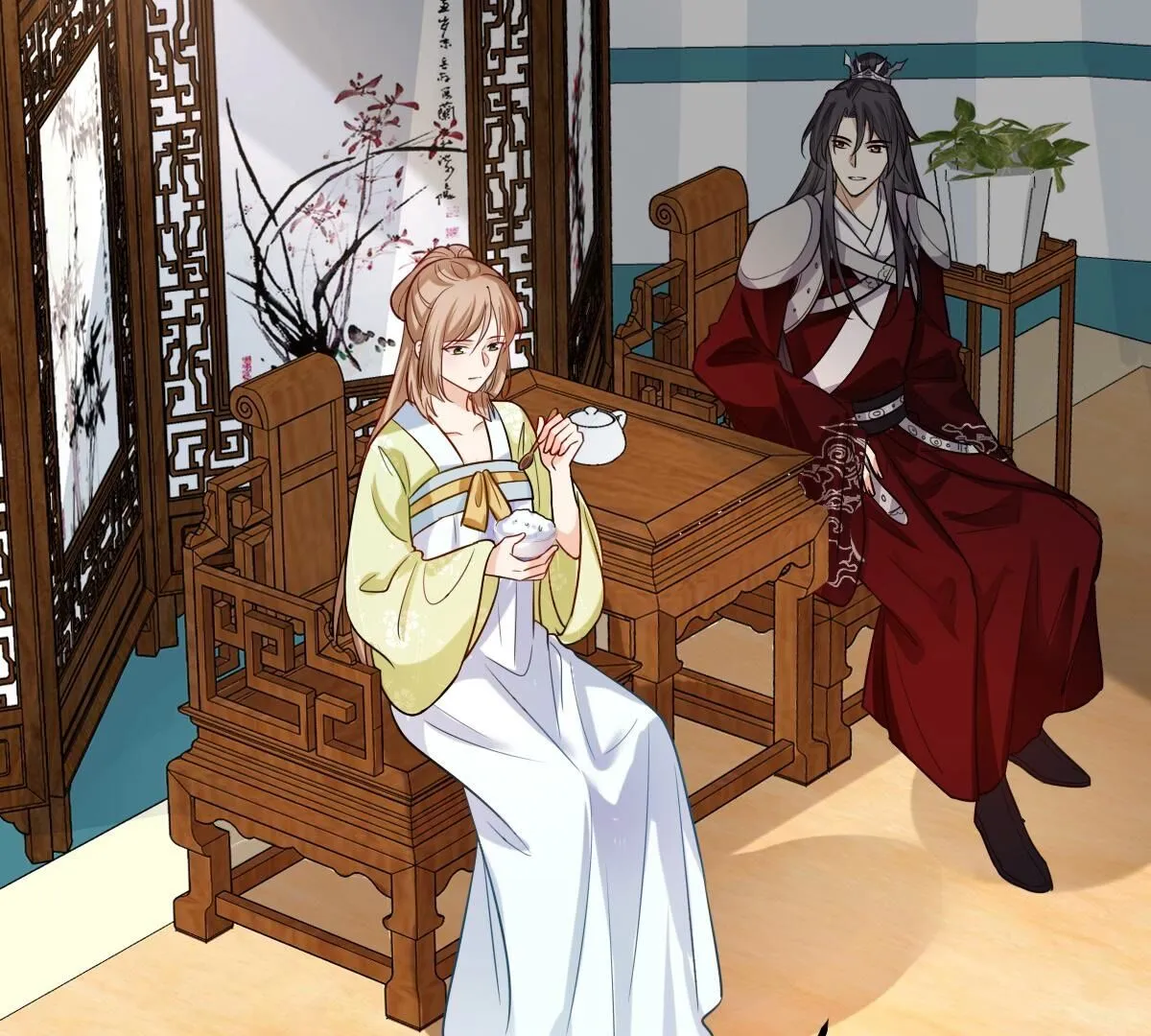 战神狂妃凤倾天下免费阅读漫画漫画,254 第252话 说了点儿悄悄话4图