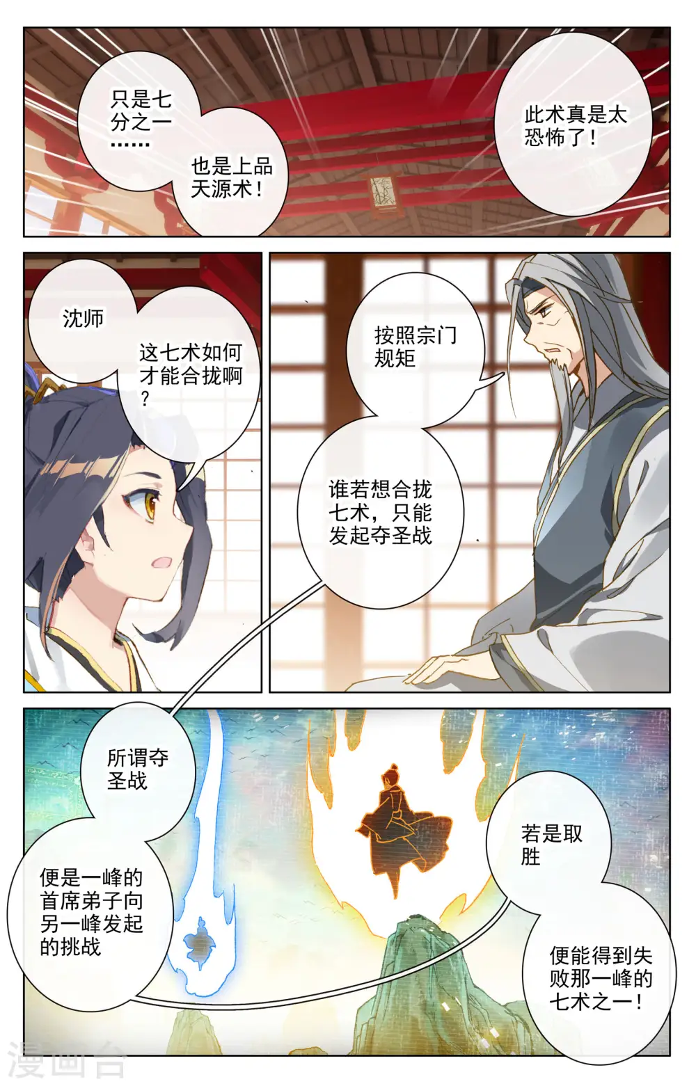 元尊小说免费阅读全文漫画,第166话下 夺圣战5图