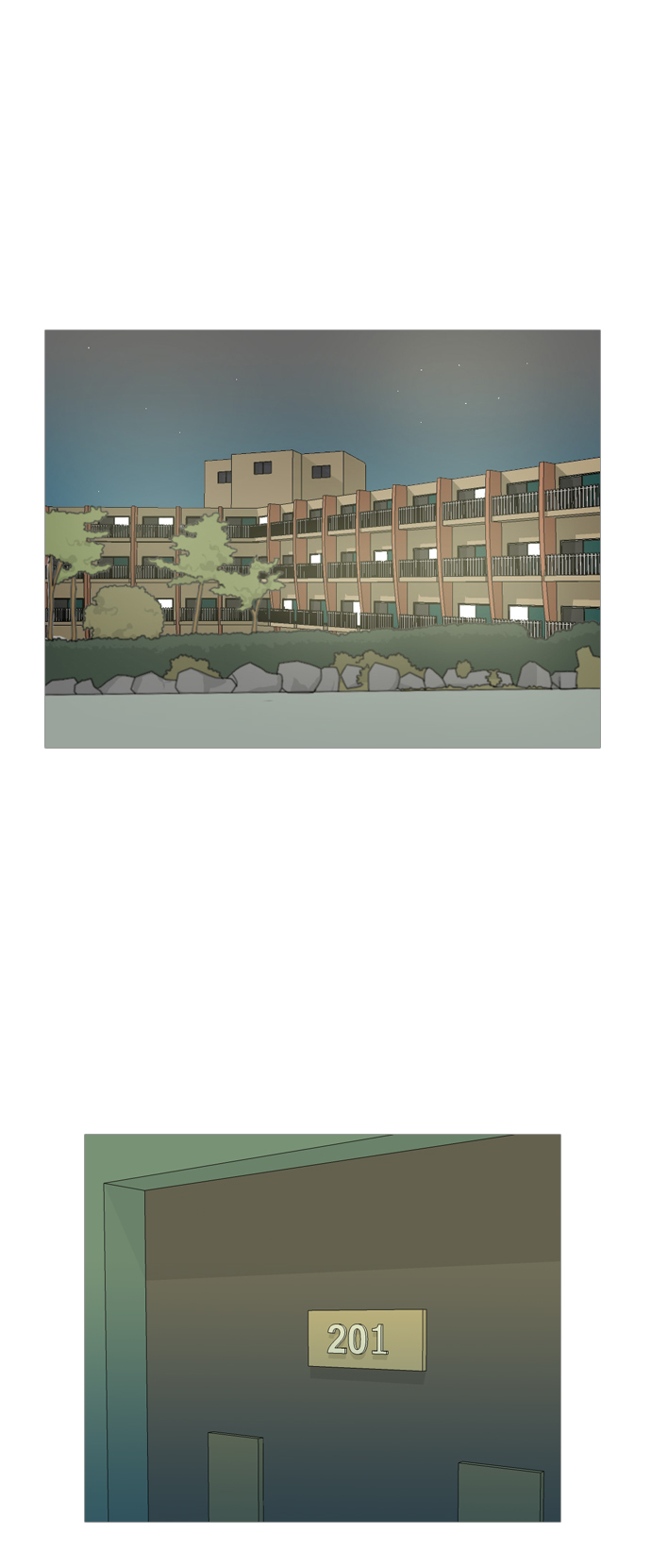 嫩嫩的女生头像漫画,[第38话] 想你(你的身后)2图