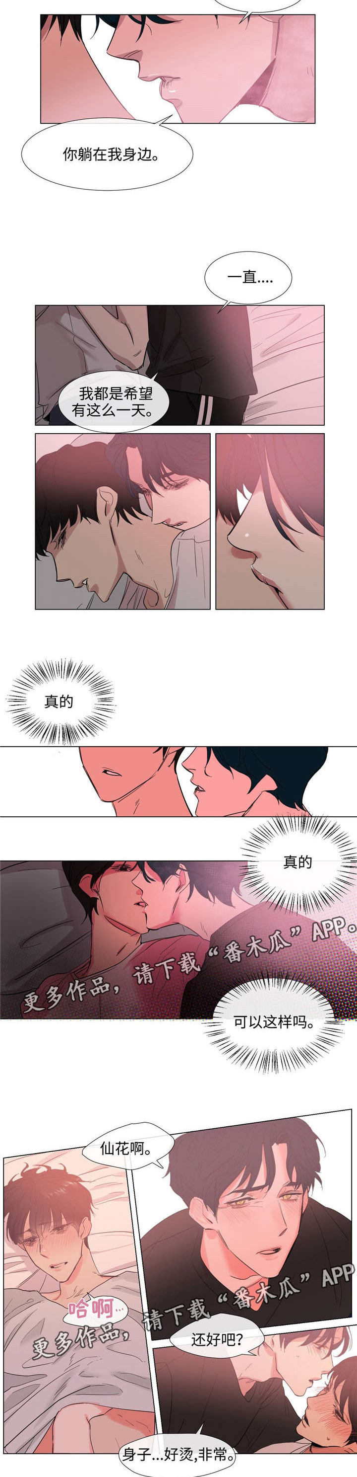 白水仙景区介绍漫画,第56章：我爱你2图